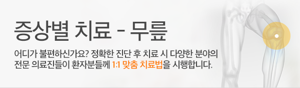 증상별 치료 - 무릎